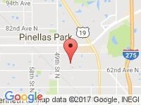 Map of My Vehicle Agent Inc at 6561 44th st N 3001, Pinellas Park, FL 33781