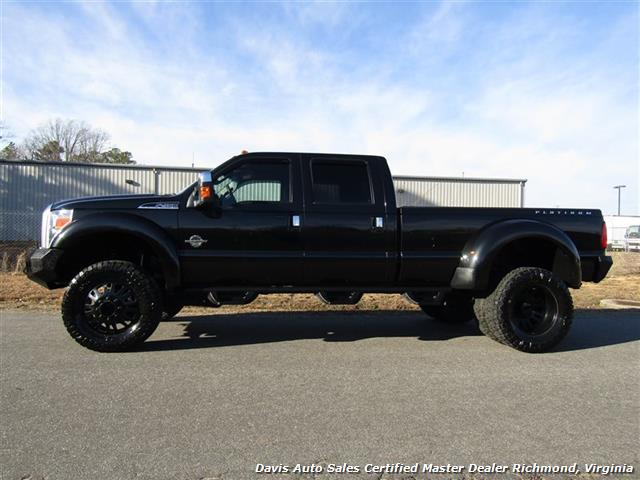 2014 Ford F 450 Super Duty Platinum Lifted 67 Diesel 4x4 Crew Cab Dually 3451