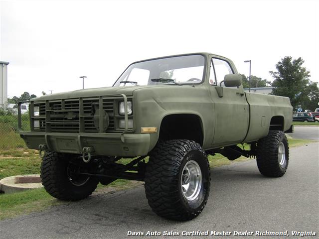 1985 Chevrolet D30 K30 Military Unit Lifted 4X4 Regular Cab Long Bed