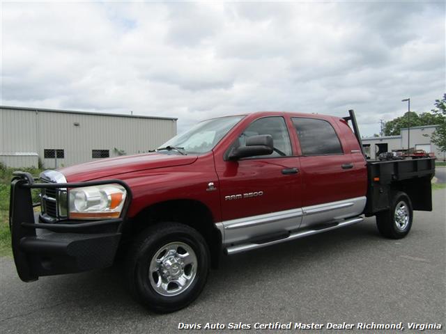 2006 Dodge Ram 3500 SLT 5.9 Cummins Turbo Diesel 4X4 Mega Cab Flat Bed - Photo 1 - Richmond, VA 23237