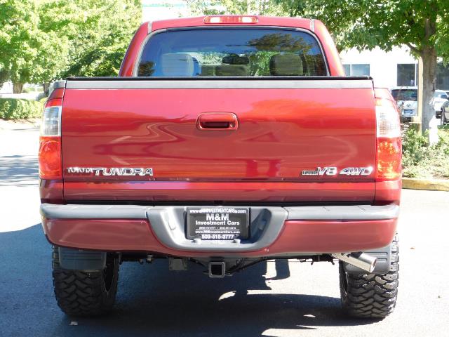 2005 Toyota Tundra DOUBLE CAB 4X4 LIMITED V8 4.7 L / 1-OWNER / LIFTED - Photo 6 - Portland, OR 97217