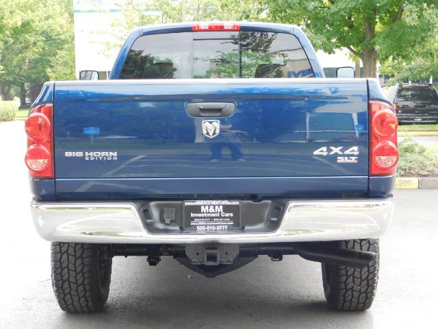 2007 Dodge Ram 2500 SLT BIG HORN EDITION / 4X4 / 5.9L DIESEL / 1-OWNER - Photo 6 - Portland, OR 97217