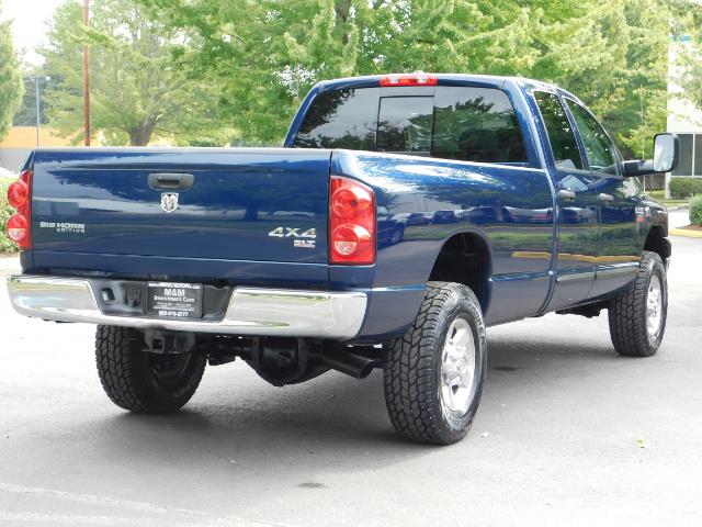 2007 Dodge Ram 2500 SLT BIG HORN EDITION / 4X4 / 5.9L DIESEL / 1-OWNER - Photo 7 - Portland, OR 97217