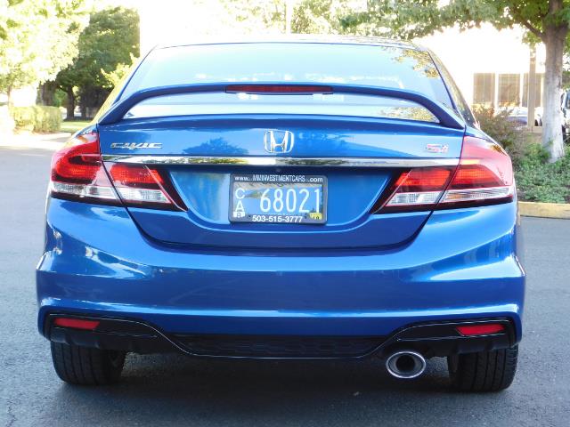 2013 Honda Civic Si / Spoiler / Sunroof / 6-SPEED MANUAL / 1-OWNER - Photo 6 - Portland, OR 97217