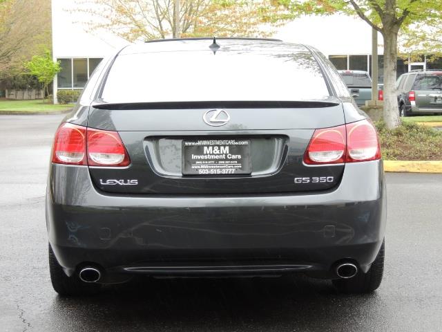2007 Lexus GS 350 / Luxury Sport Sedan / Navigation / Back Up Ca - Photo 6 - Portland, OR 97217