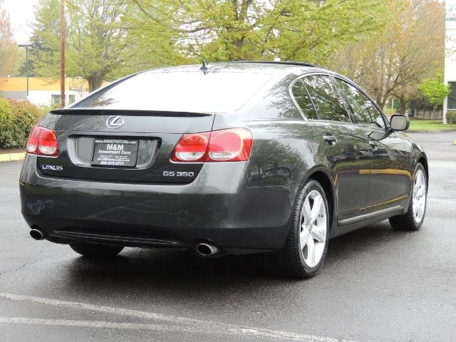 2007 Lexus GS 350 / Luxury Sport Sedan / Navigation / Back Up Ca - Photo 8 - Portland, OR 97217