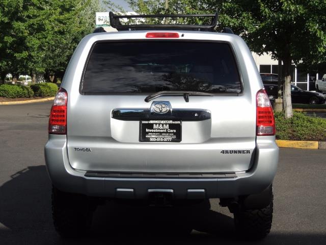 2007 Toyota 4Runner V6 4X4 / 3RD SEAT / DIFF LOCK / 1-OWNER / LIFTED - Photo 6 - Portland, OR 97217
