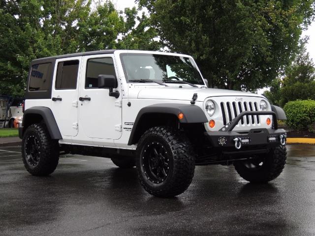 2013 Jeep Wrangler Unlimited Sport / 4X4 / Hard Top / LIFTED LIFTED - Photo 2 - Portland, OR 97217