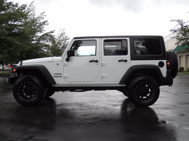 2013 Jeep Wrangler Unlimited Sport / 4X4 / Hard Top / LIFTED LIFTED - Photo 3 - Portland, OR 97217