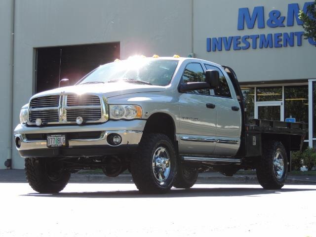 2004 Dodge Ram 3500 Laramie FLAT BED 4X4 / 5.9L Cummins DIESEL 6-SPEED - Photo 31 - Portland, OR 97217