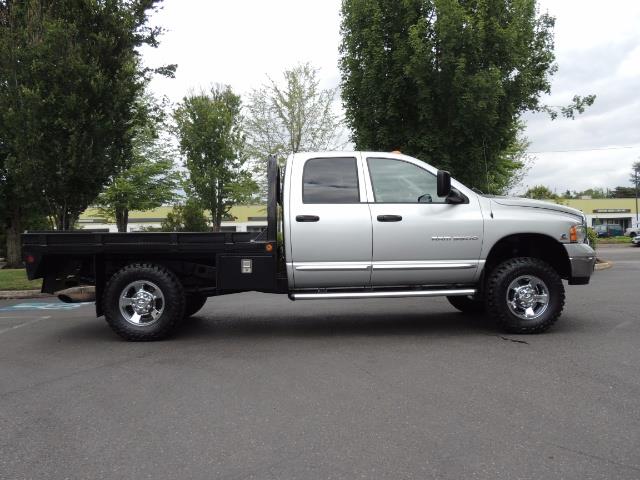 2004 Dodge Ram 3500 Laramie FLAT BED 4X4 / 5.9L Cummins DIESEL 6-SPEED - Photo 4 - Portland, OR 97217