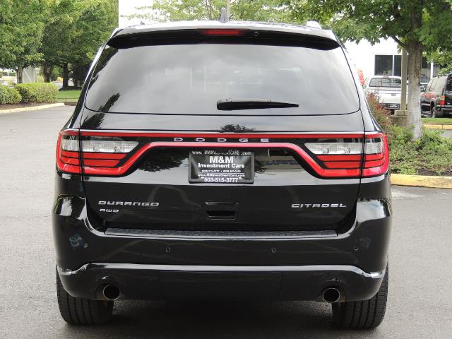 2017 Dodge Durango Citadel / AWD / Navigation / 3RD Seat / Excel Cond - Photo 6 - Portland, OR 97217