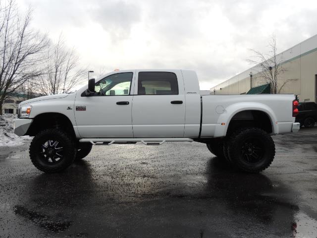 2007 Dodge Ram 3500 DUALLY 4X4 Mega Cab / 5.9 DIESEL / 6-Speed LIFTED - Photo 3 - Portland, OR 97217