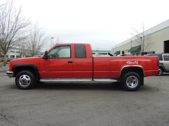 1995 GMC Sierra 3500 4X4 DUALLY / Long Bed / TURBO DIESEL / 122K MIles - Photo 3 - Portland, OR 97217