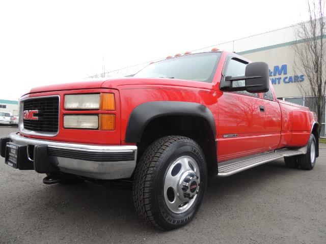 1995 GMC Sierra 3500 4X4 DUALLY / Long Bed / TURBO DIESEL / 122K MIles - Photo 9 - Portland, OR 97217