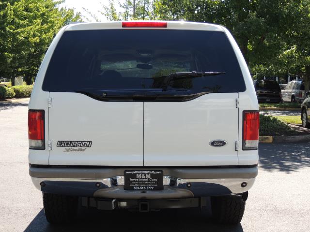 2001 Ford Excursion Limited / 4WD / 7.3L DIESEL / Excel Cond - Photo 6 - Portland, OR 97217