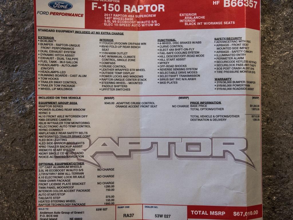 2017 Ford F-150 Raptor - Photo 30 - Springfield, MO 65802