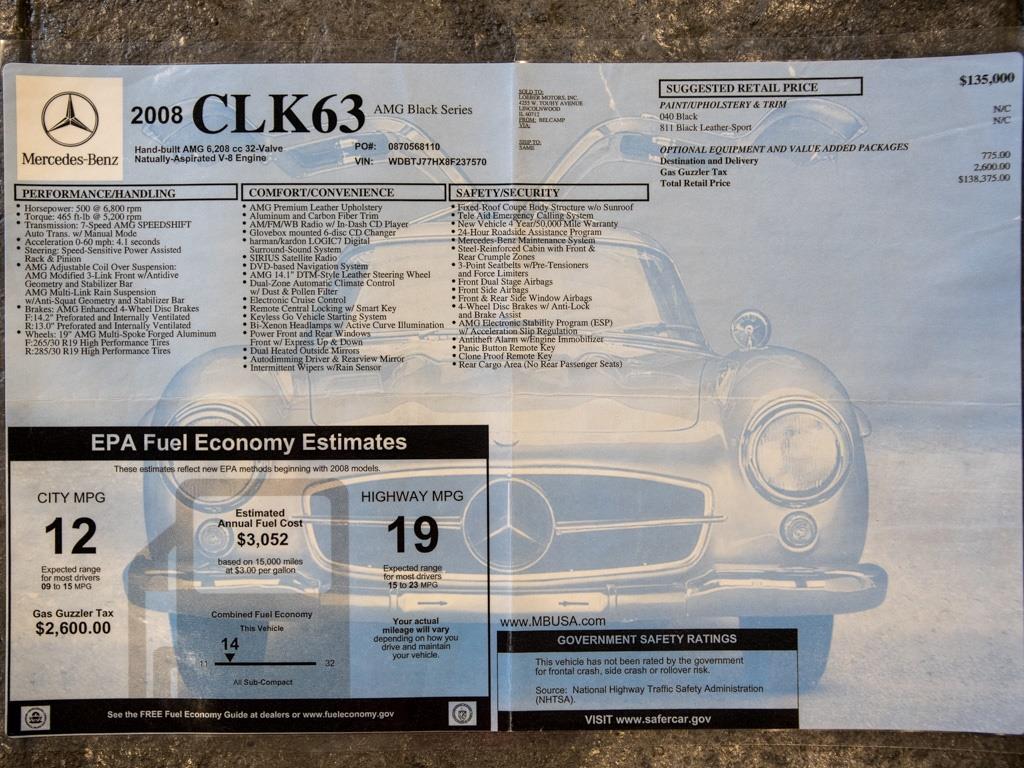 2008 Mercedes-Benz CLK CLK 63 AMG Black Series - Photo 37 - Springfield, MO 65802