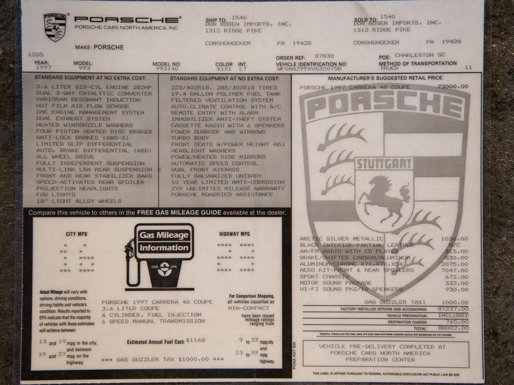 1997 Porsche 911 Carrera 4S - Photo 50 - Springfield, MO 65802