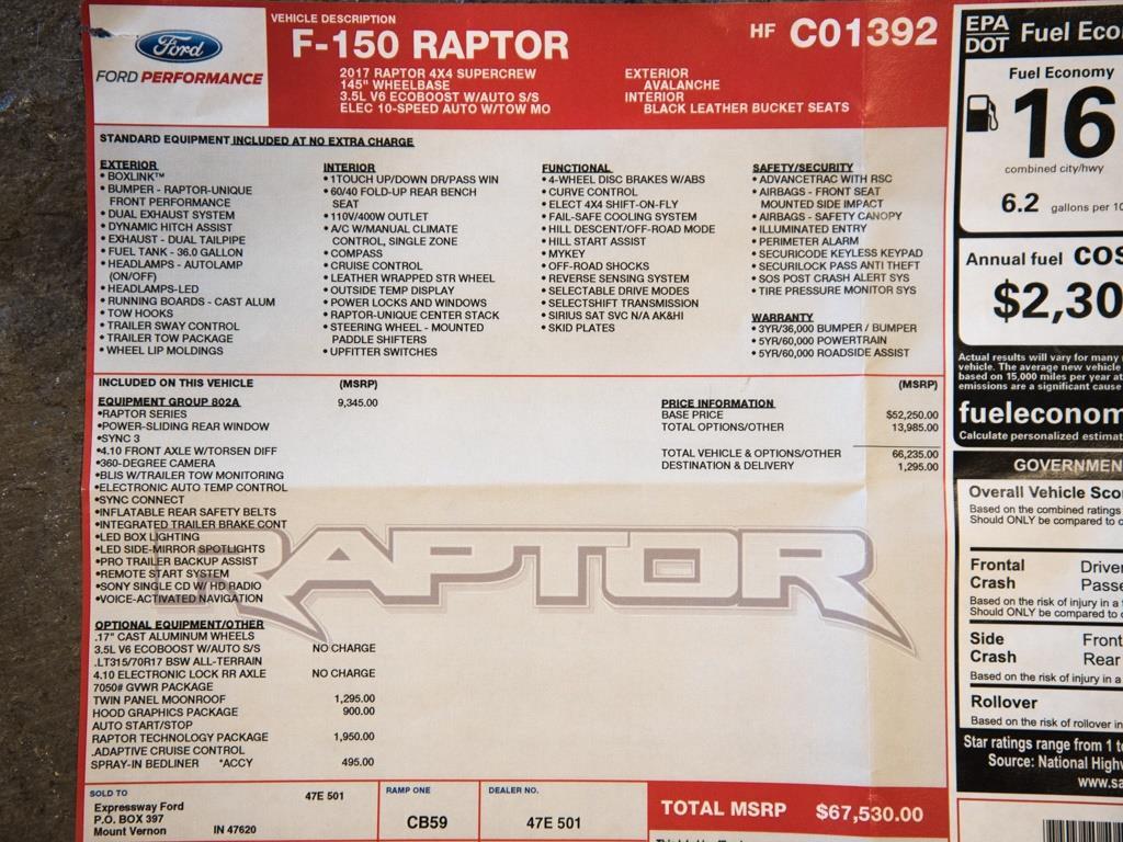 2017 Ford F-150 Raptor - Photo 36 - Springfield, MO 65802