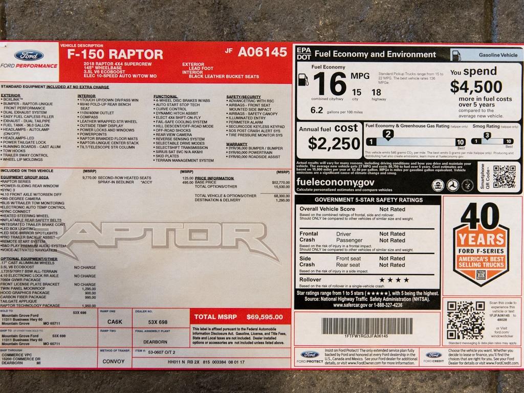 2018 Ford F-150 Raptor - Photo 29 - Springfield, MO 65802