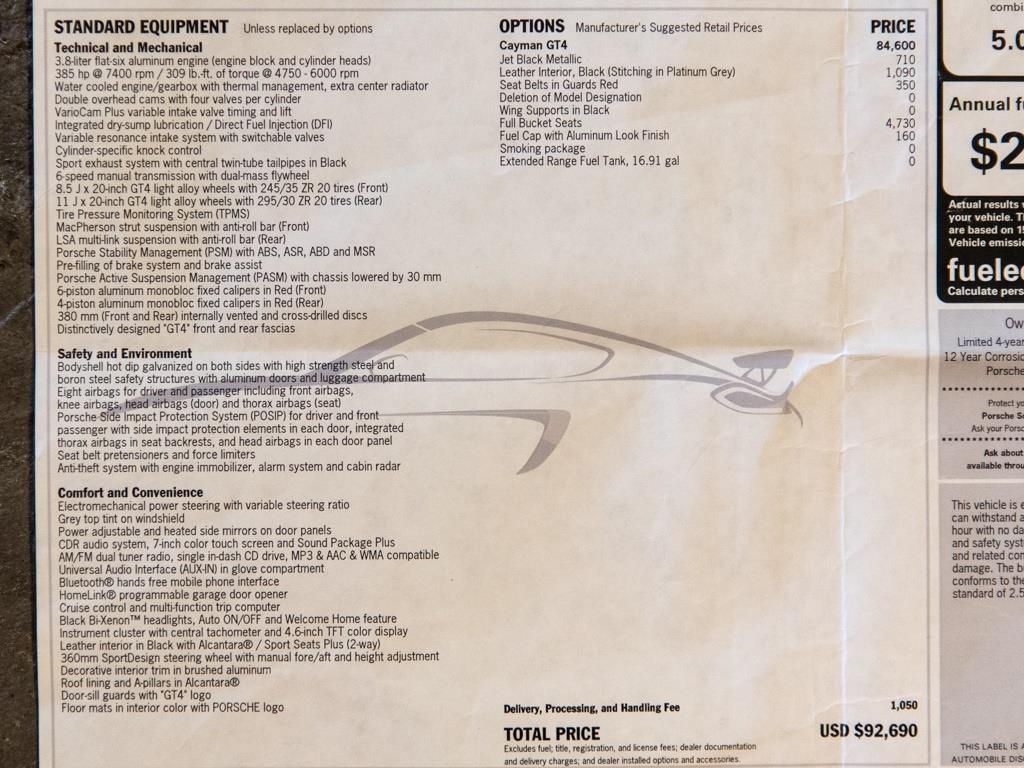 2016 Porsche Cayman GT4 - Photo 45 - Springfield, MO 65802