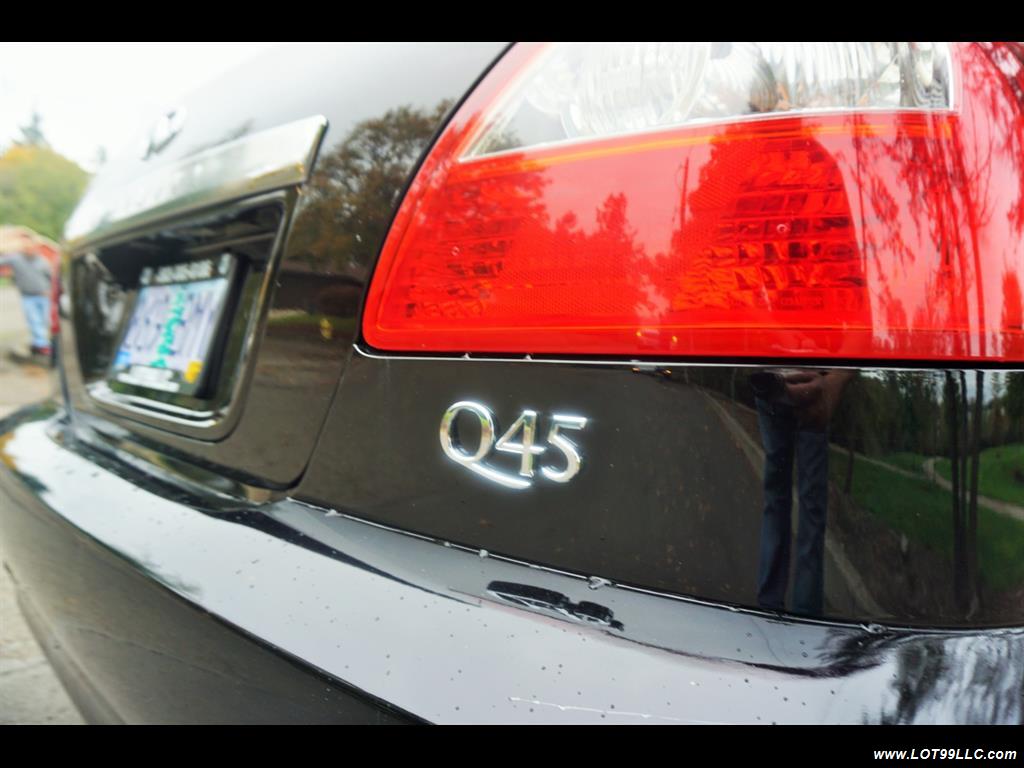 2002 Infiniti Q45 105K Low Miles Navi Leather Heated Seats. - Photo 31 - Milwaukie, OR 97267