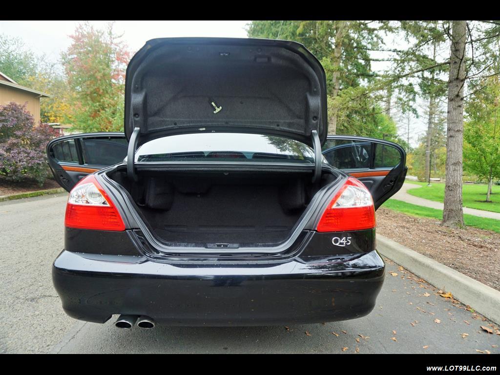 2002 Infiniti Q45 105K Low Miles Navi Leather Heated Seats. - Photo 29 - Milwaukie, OR 97267