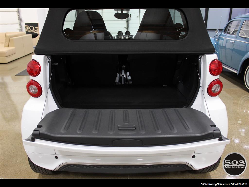 2014 Smart fortwo passion electric cabriolet; White/Black, Loaded! - Photo 43 - Beaverton, OR 97005