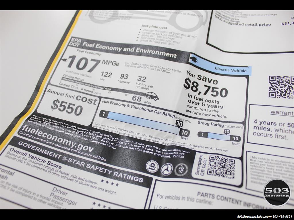 2014 Smart fortwo passion electric cabriolet; White/Black, Loaded! - Photo 49 - Beaverton, OR 97005