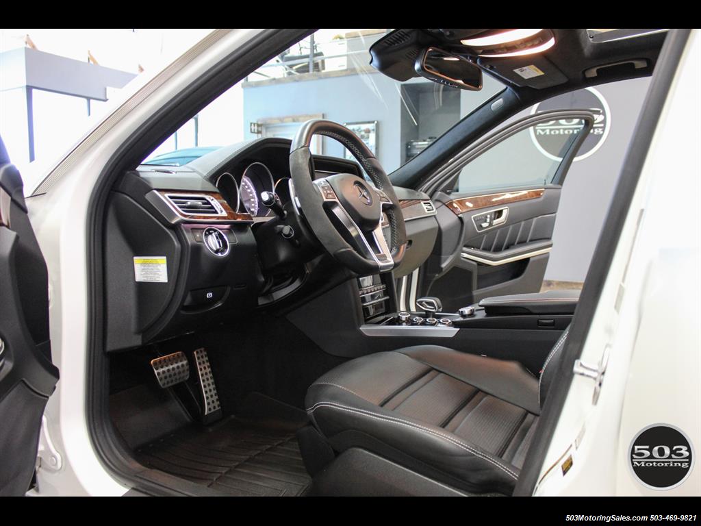 2014 Mercedes-Benz E 63 AMG S-Model Wagon; White/Black w/ 19k Miles! - Photo 24 - Beaverton, OR 97005