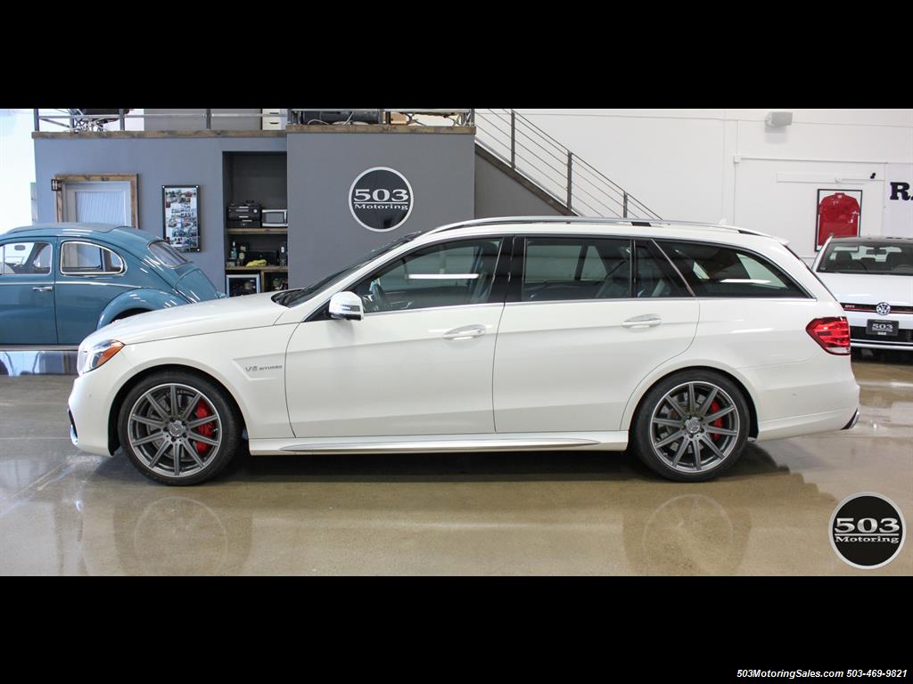 2014 Mercedes-Benz E 63 AMG S-Model Wagon; White/Black w/ 19k Miles! - Photo 2 - Beaverton, OR 97005