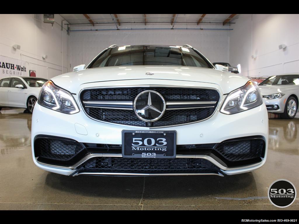 2014 Mercedes-Benz E 63 AMG S-Model Wagon; White/Black w/ 19k Miles! - Photo 8 - Beaverton, OR 97005