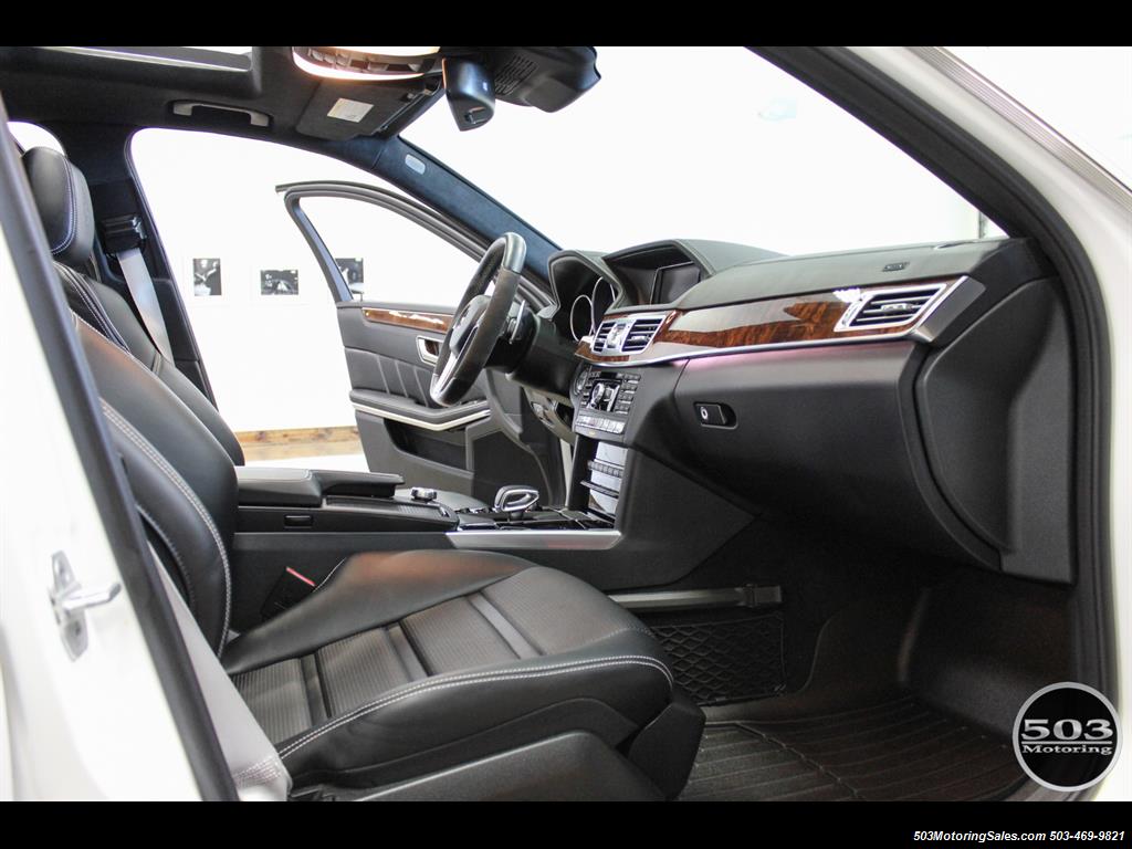 2014 Mercedes-Benz E 63 AMG S-Model Wagon; White/Black w/ 19k Miles! - Photo 37 - Beaverton, OR 97005