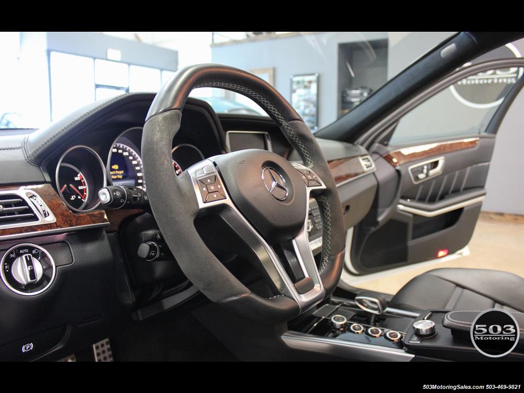 2014 Mercedes-Benz E 63 AMG S-Model Wagon; White/Black w/ 19k Miles! - Photo 25 - Beaverton, OR 97005