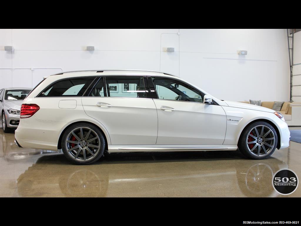 2014 Mercedes-Benz E 63 AMG S-Model Wagon; White/Black w/ 19k Miles! - Photo 6 - Beaverton, OR 97005