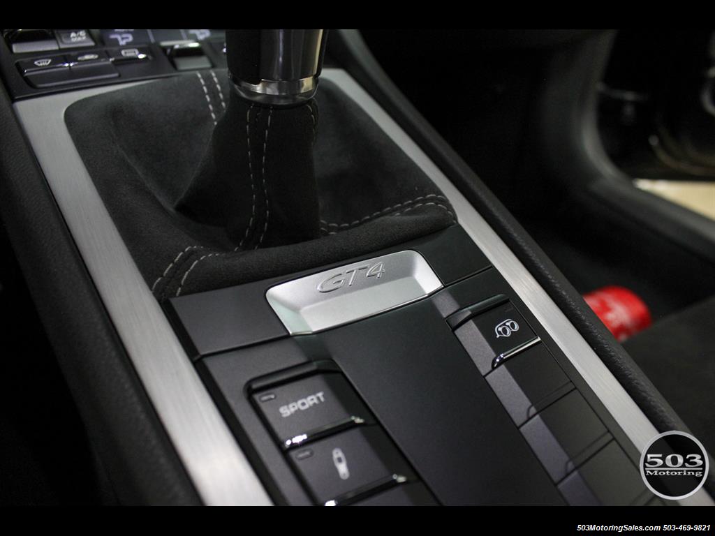 2016 Porsche Cayman GT4; Black w/ Full Buckets & Only 895 Miles! - Photo 41 - Beaverton, OR 97005