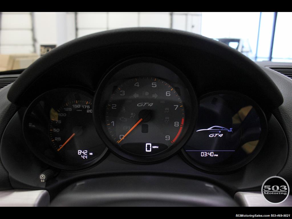 2016 Porsche Cayman GT4; Black w/ Full Buckets & Only 895 Miles! - Photo 38 - Beaverton, OR 97005
