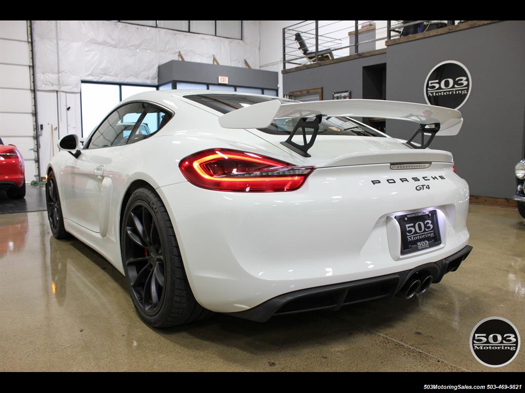 2016 Porsche Cayman GT4; White w/ Full Bucket Seats & 3k Miles! - Photo 3 - Beaverton, OR 97005