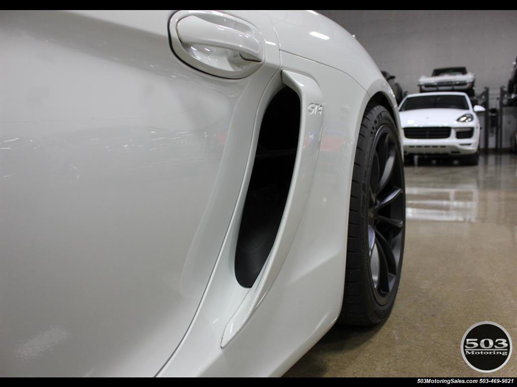 2016 Porsche Cayman GT4; White w/ Full Bucket Seats & 3k Miles! - Photo 24 - Beaverton, OR 97005