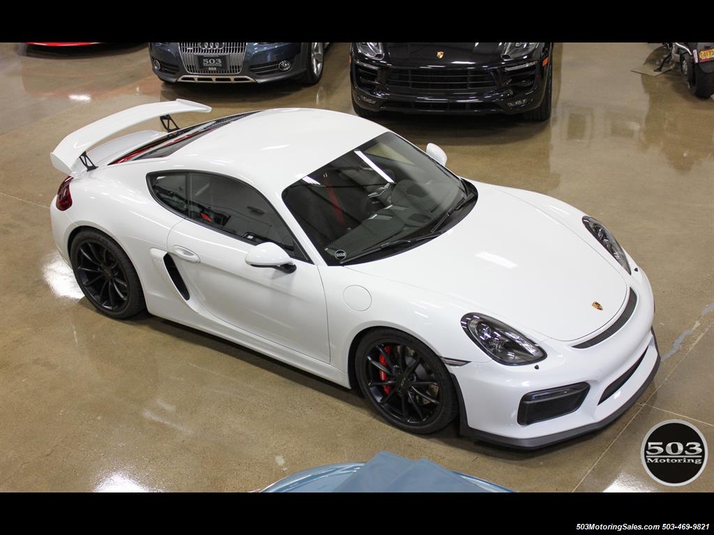 2016 Porsche Cayman GT4; White w/ Full Bucket Seats & 3k Miles! - Photo 33 - Beaverton, OR 97005