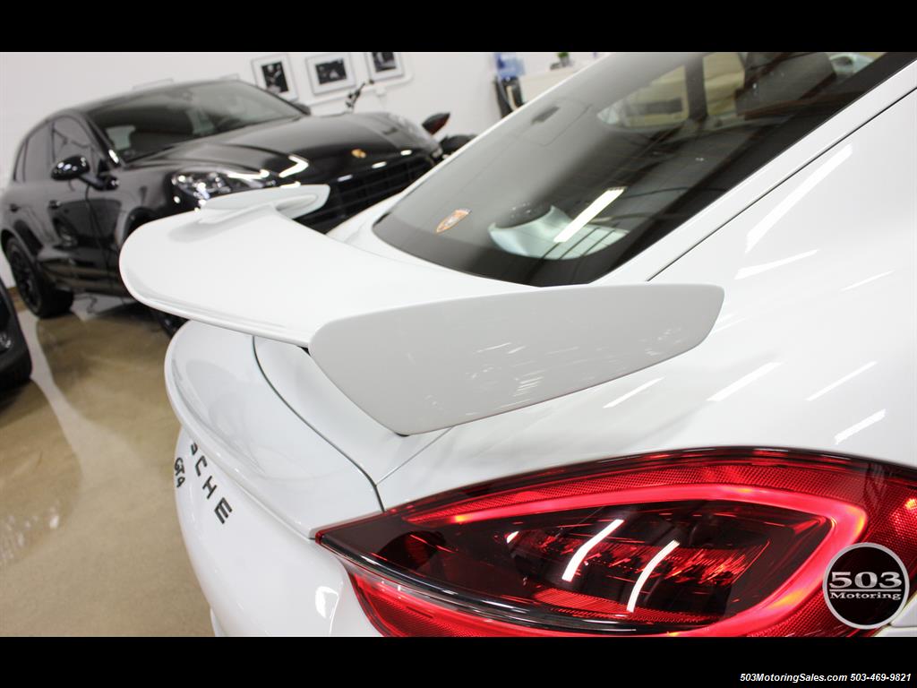 2016 Porsche Cayman GT4; White w/ Full Bucket Seats & 3k Miles! - Photo 30 - Beaverton, OR 97005
