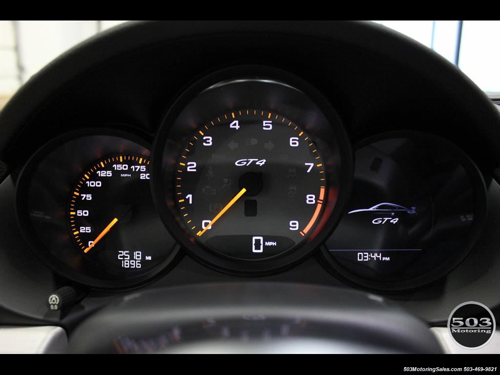 2016 Porsche Cayman GT4; White w/ Full Bucket Seats & 3k Miles! - Photo 36 - Beaverton, OR 97005