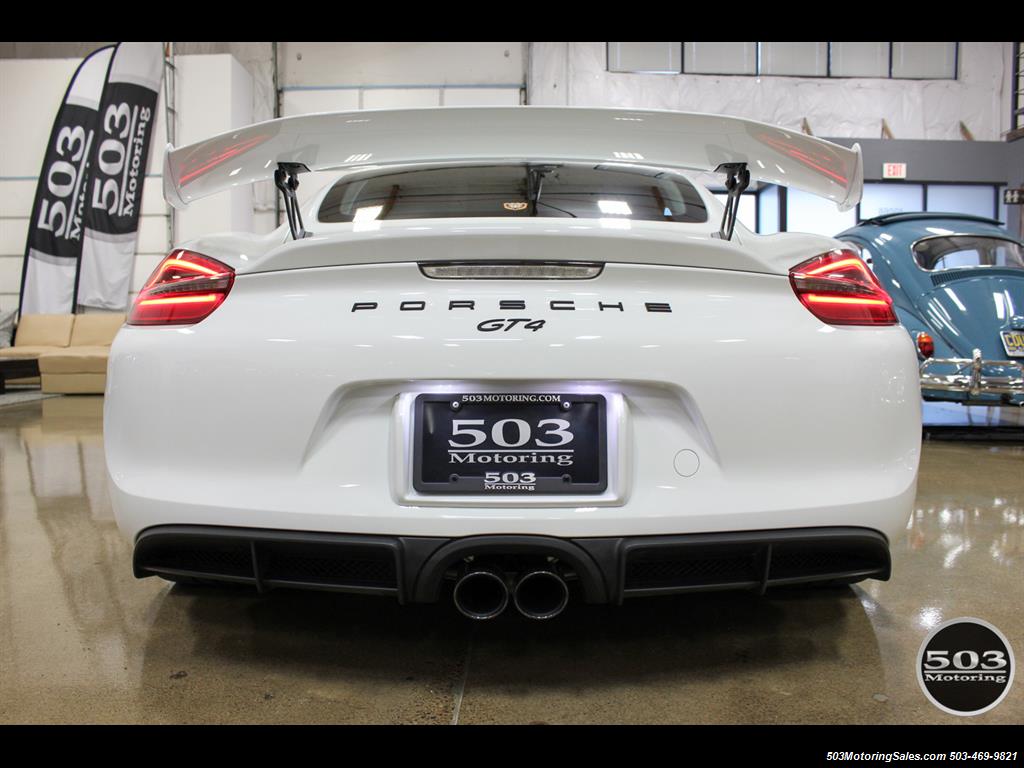 2016 Porsche Cayman GT4; White w/ Full Bucket Seats & 3k Miles! - Photo 5 - Beaverton, OR 97005