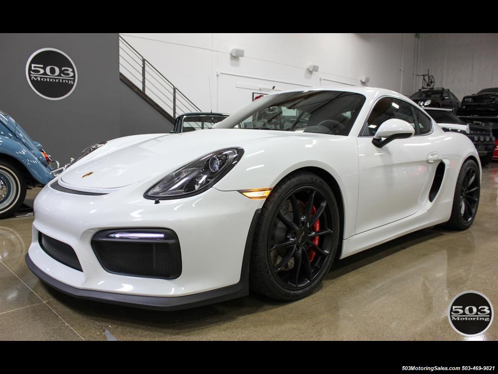 2016 Porsche Cayman GT4; White w/ Full Bucket Seats & 3k Miles! - Photo 1 - Beaverton, OR 97005