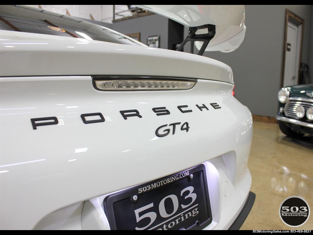 2016 Porsche Cayman GT4; White w/ Full Bucket Seats & 3k Miles! - Photo 29 - Beaverton, OR 97005