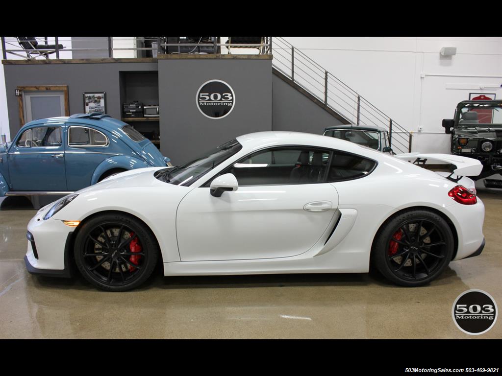 2016 Porsche Cayman GT4; White w/ Full Bucket Seats & 3k Miles! - Photo 2 - Beaverton, OR 97005