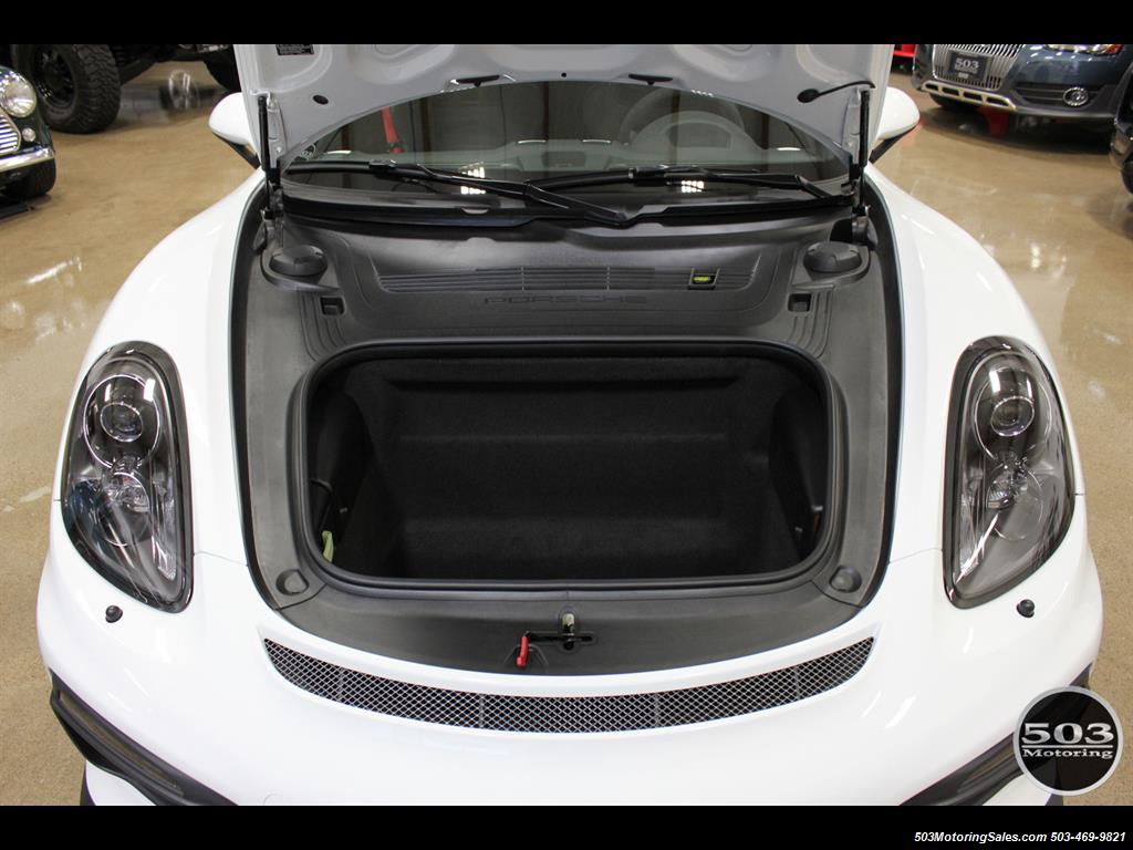 2016 Porsche Cayman GT4; White w/ Full Bucket Seats & 3k Miles! - Photo 51 - Beaverton, OR 97005