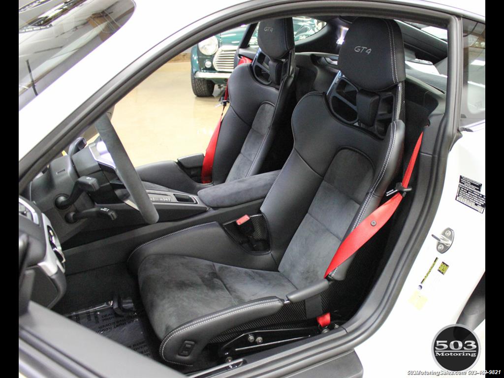 2016 Porsche Cayman GT4; White w/ Full Bucket Seats & 3k Miles! - Photo 38 - Beaverton, OR 97005