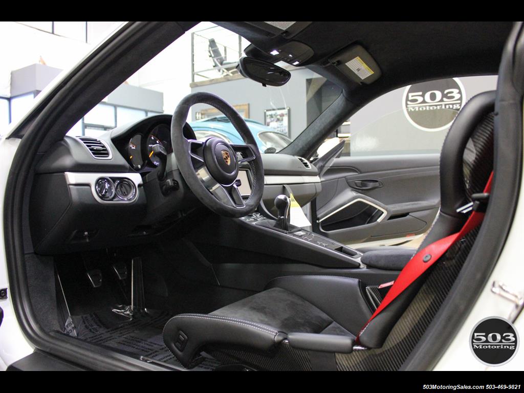 2016 Porsche Cayman GT4; White w/ Full Bucket Seats & 3k Miles! - Photo 34 - Beaverton, OR 97005